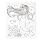 Mermaid Colour-in Canvas image number 2