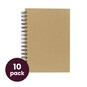 A5 Kraft Lined Notebook 10 Pack image number 1