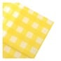 Yellow Gingham Easter Tablecloth 1.3m image number 3