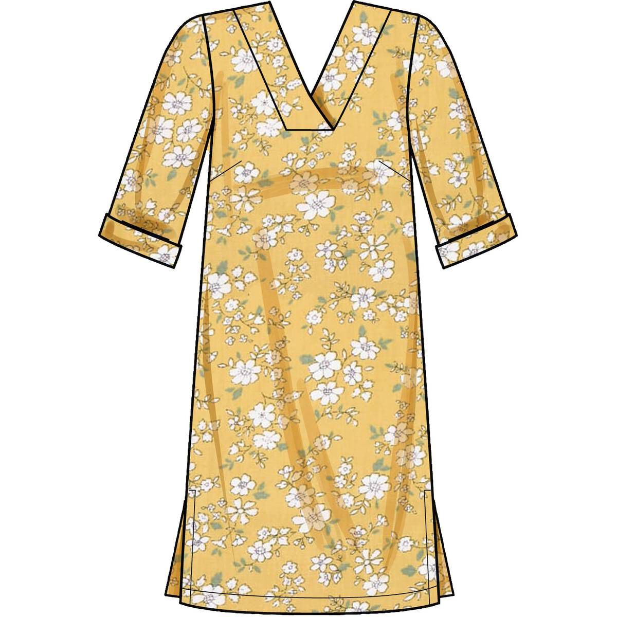 Simplicity VNeck Shift Dress Sewing Pattern S9262 (614) Hobbycraft — free download