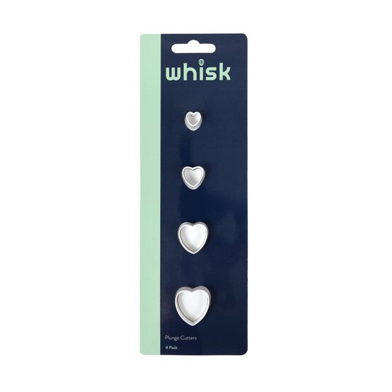 Whisk Heart Plunge Cutters 4 Pack image number 7