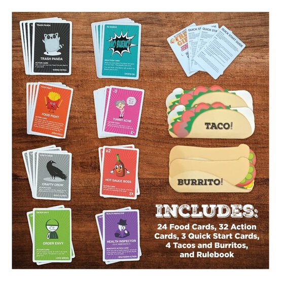 Taco vs Burrito Card Game image number 3