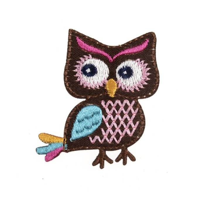 Trimits Colourful Owl Iron-On Patch image number 1