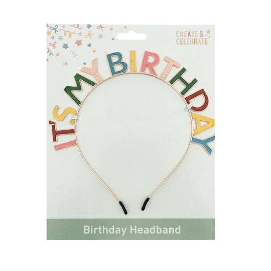 Create & Celebrate It&rsquo;s My Birthday Headband image number 4