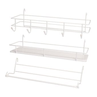 White Storage Trolley and Accessories Bundle image number 4