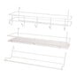 White Storage Trolley and Accessories Bundle image number 4