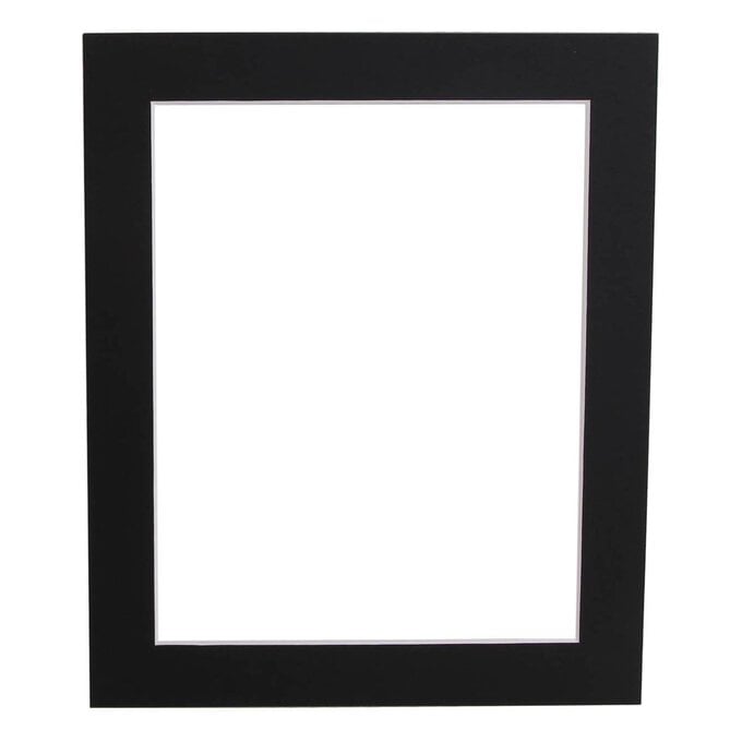 Black Single Aperture Mount 12 x 10 Inches image number 1