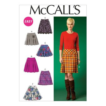 McCall’s Women’s Skirts Sewing Pattern M7022 (14-22)