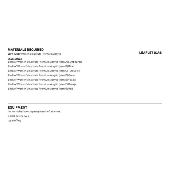 Knitcraft Jasmine the Jellyfish Pattern 0148 image number 2