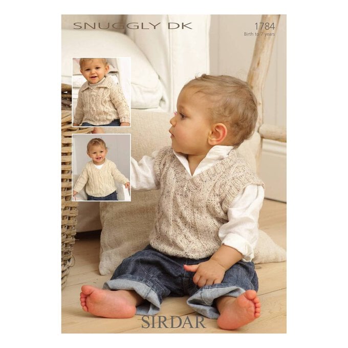 Sirdar Snuggly DK Sweaters and Tank Top Digital Pattern 1784 image number 1