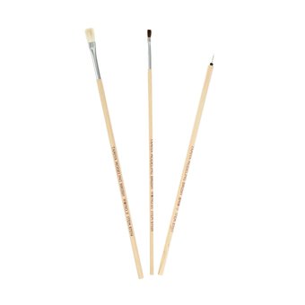 Tamiya Basic Modelling Brush Set 3 Pack 