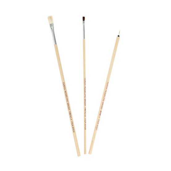 Tamiya Basic Modelling Brush Set 3 Pack  image number 1