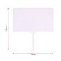 Clear Rectangle Acrylic Cake Topper 12cm x 19cm image number 3