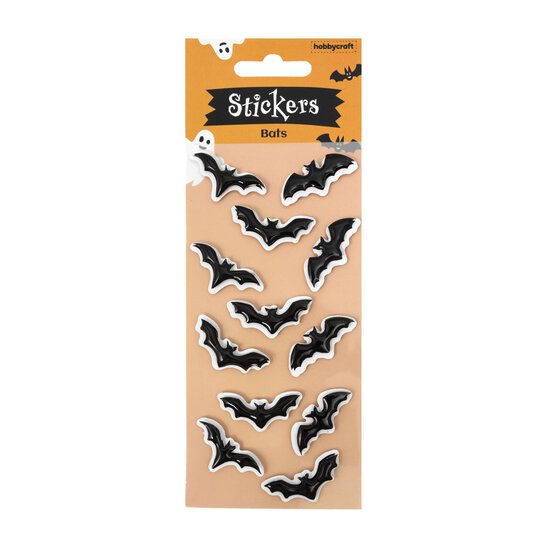 Resin Bat Stickers 12 Pack image number 3