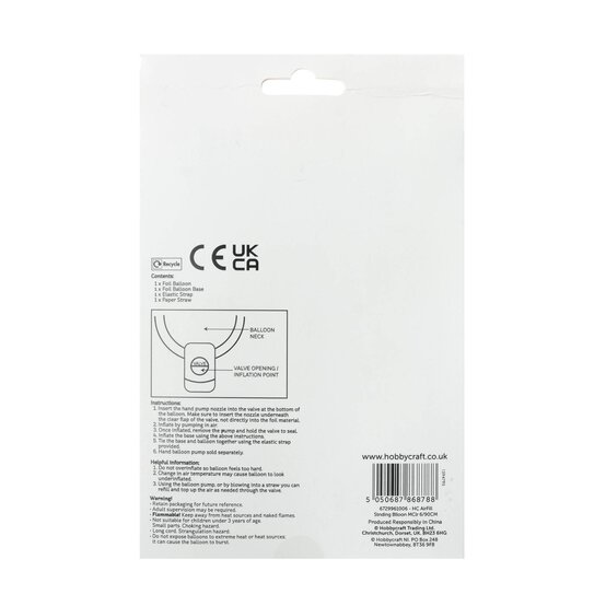 Standing Multicoloured Number 6 Balloon 90cm  image number 5