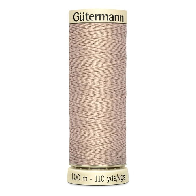 Gutermann Beige Sew All Thread 100m (121) image number 1