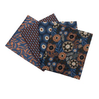 Garden Boho Cotton Fat Quarters 4 Pack