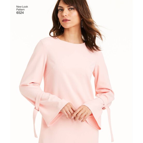 New Look Women's Dress Sewing Pattern 6524 image number 4