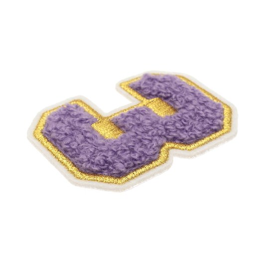 Bright Gold Number Iron-On Motifs 10 Pack image number 3