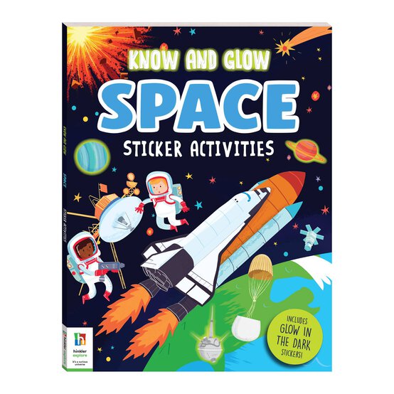 Know and Glow Space Sticker Activities image number 1