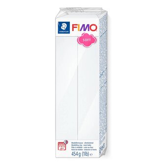 Fimo Soft White Modelling Clay 454g