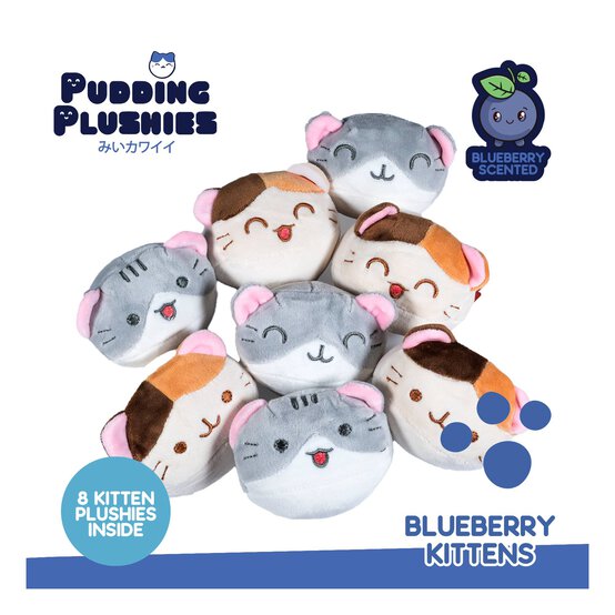 Pudding Plushies Blueberry Kittens  image number 2