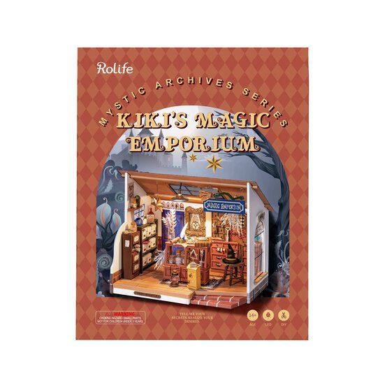 Rolife Kiki’s Magic Emporium Miniature House Kit image number 1