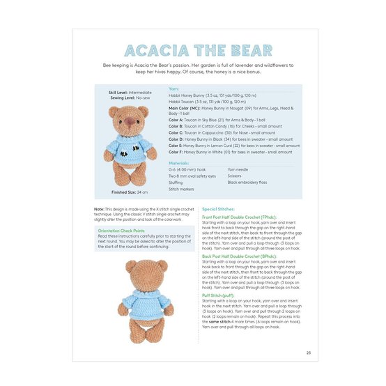 Chenille Amigurumi Pattern Book image number 1
