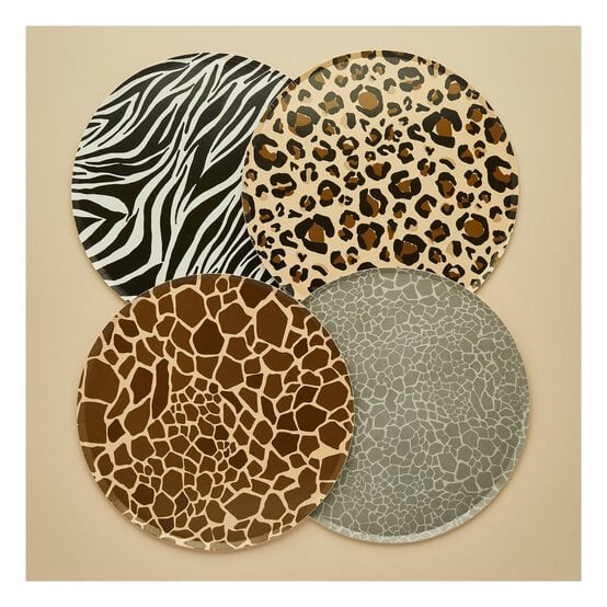 Safari Animal Print Plates 8 Pack image number 2