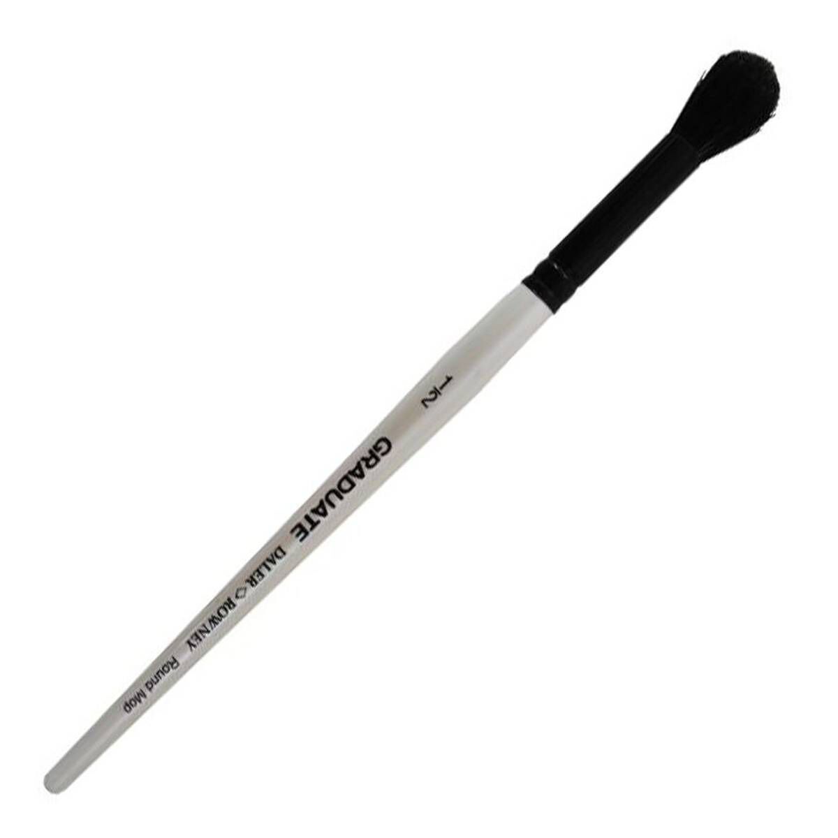 DalerRowney Black Goat Round Mop Graduate Brush 1/2 Inch Hobbycraft