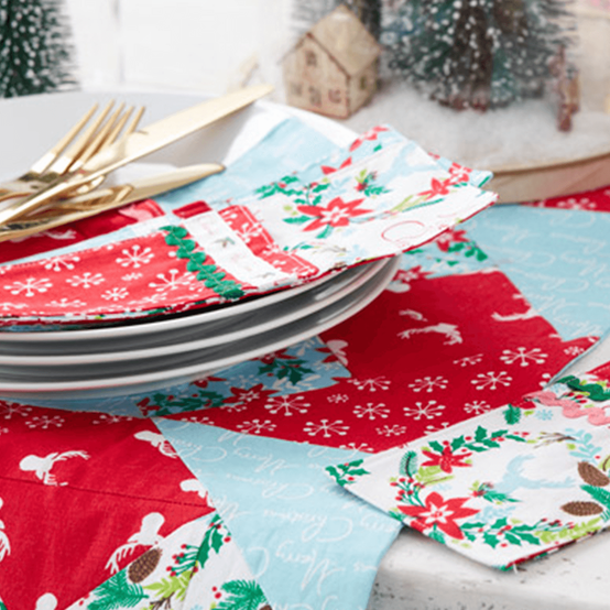 How to Sew Christmas Cutlery Wraps image number 1