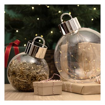 Large Clear Bauble 24.5cm 