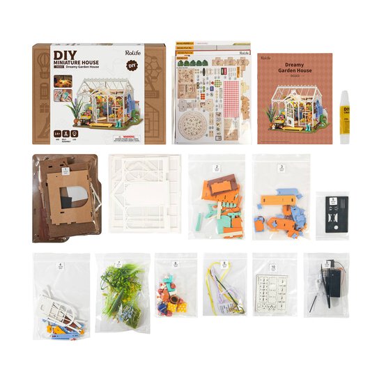 Rolife Dreamy Garden House Miniature House Kit image number 3