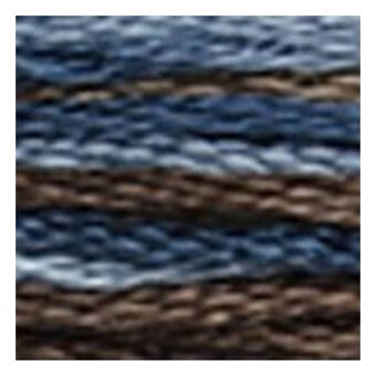 DMC Brown and Blue Coloris Mouline Cotton Thread 8m (4515)