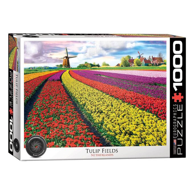 Eurographics Tulip Fields Jigsaw Puzzle 1000 Pieces Hobbycraft