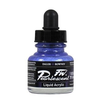 Daler-Rowney Dutch Blue FW Pearlescent Liquid Acrylic 29.5ml