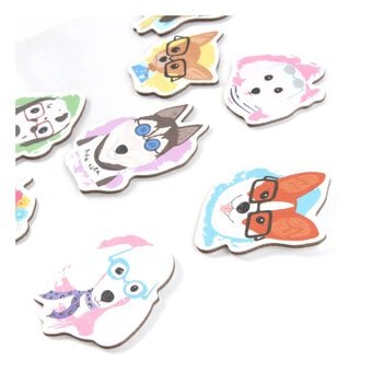 Dog Character Chipboard Stickers 8 Pack image number 2