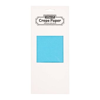 Blue Crepe Paper 100cm x 50cm image number 3