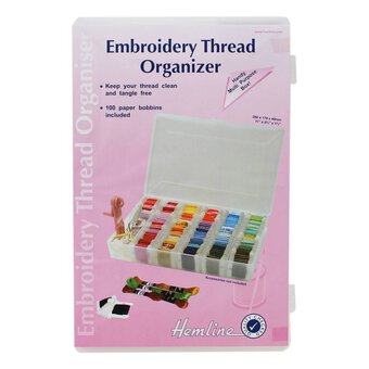 Hemline Large Embroidery Thread Organiser image number 2