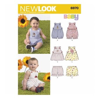 New Look Baby Clothes Sewing Pattern 6970
