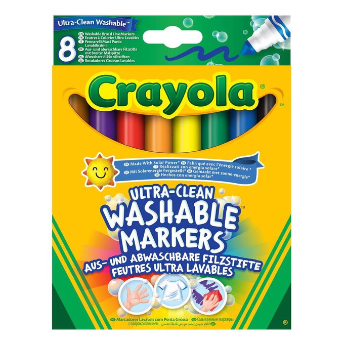  CRAYOLA SuperTips Washable Felt Tip Colouring Pens