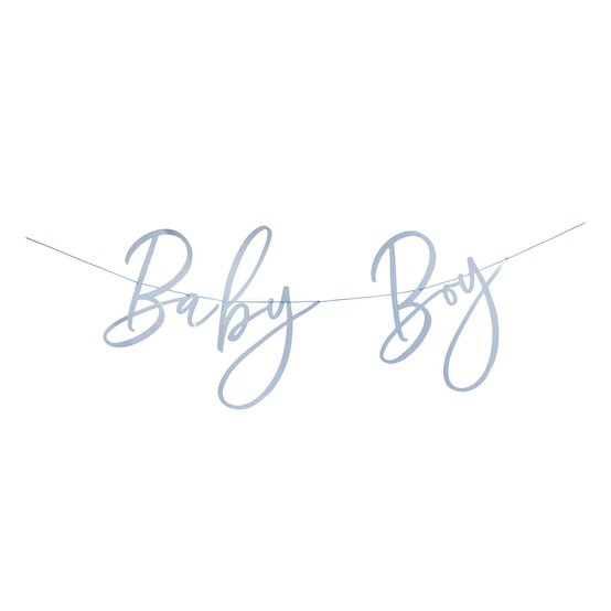 Blue Baby Boy Card Banner 2m image number 2