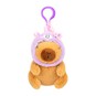 Assorted Clip-On Plush Capybara with Hat image number 4