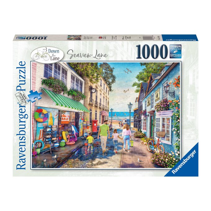 Ravensburger Seaview Lane Jigsaw Puzzle 1000 Pieces image number 1