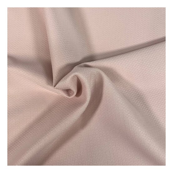 Pink Poly Basket Weave Fabric by the Metre image number 1