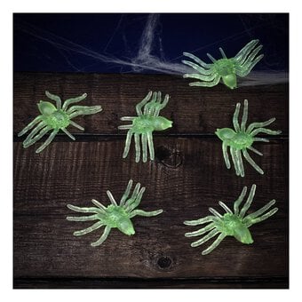 Luminous Spiders 6 Pack