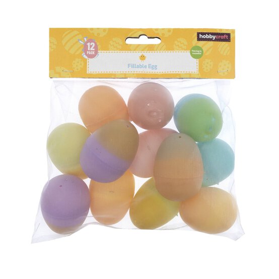 Pastel Ombre Fillable Eggs 12 Pack  image number 4