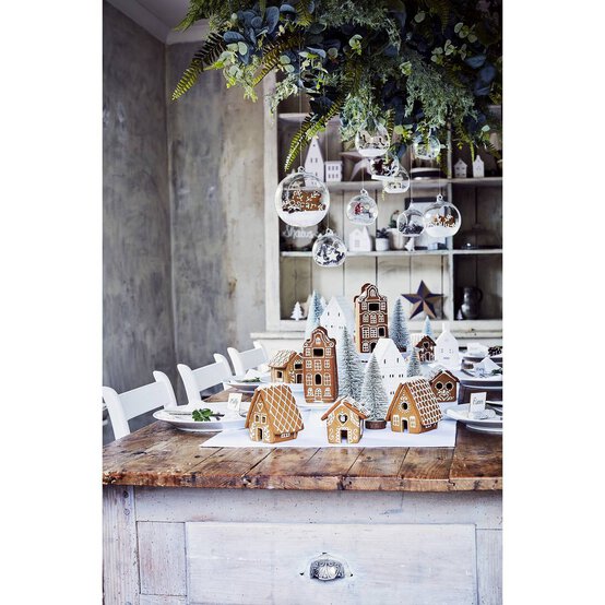 Oval Fillable Glass Bauble 10cm image number 6