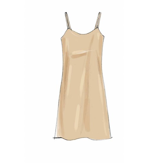 McCall’s Dress and Slip Sewing Pattern M6696 (16-24) image number 5