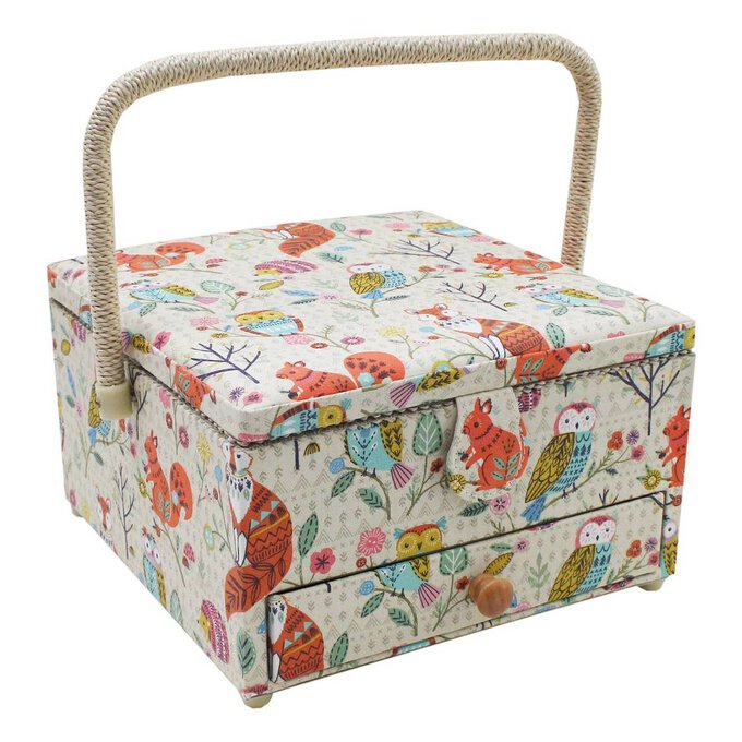 Forest Friends Large Sewing Box Hobbycraft